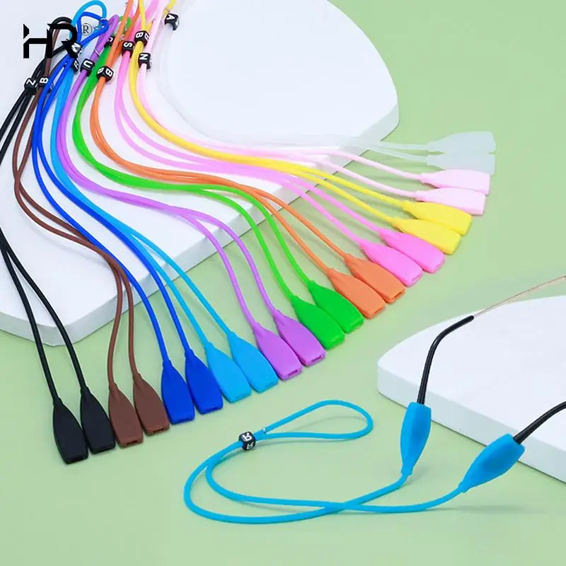 

Силиконовый нескользящий ремешок для очков, Ремешок безопасности для очков, ремешок, фиксатор, ремешок для солнцезащитных очков, шнур, держ...