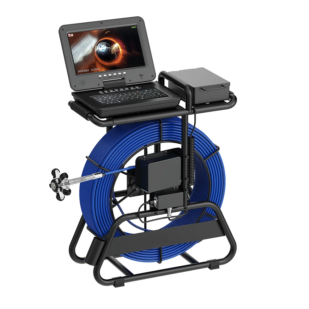 Камера для обследования канализационной трубы 100 м 10-дюймовый экран IPS 1080P и