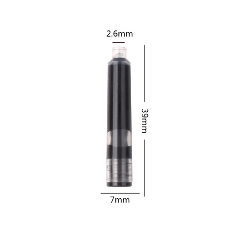 Ручка перьевая чернильная компактная с внутренним диаметром 2,6 мм, 25 шт./упаковка