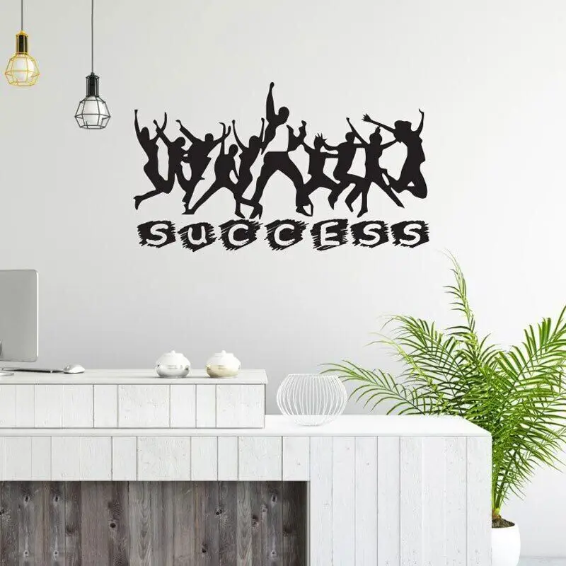 

Office Wall Art Decal Teamwork Business Success Work Idea Inspiration Quote Office Decor Motivation Vinyl Sticker Wallpaper 3256