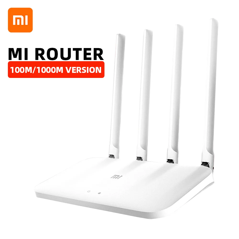 

Xiaomi mi router 4a/4a gigabit version 100m/1000m 2.4GHz 5GHz wifi 1167mbps wifi repeater 128mb ddr3 4 antennas network extender