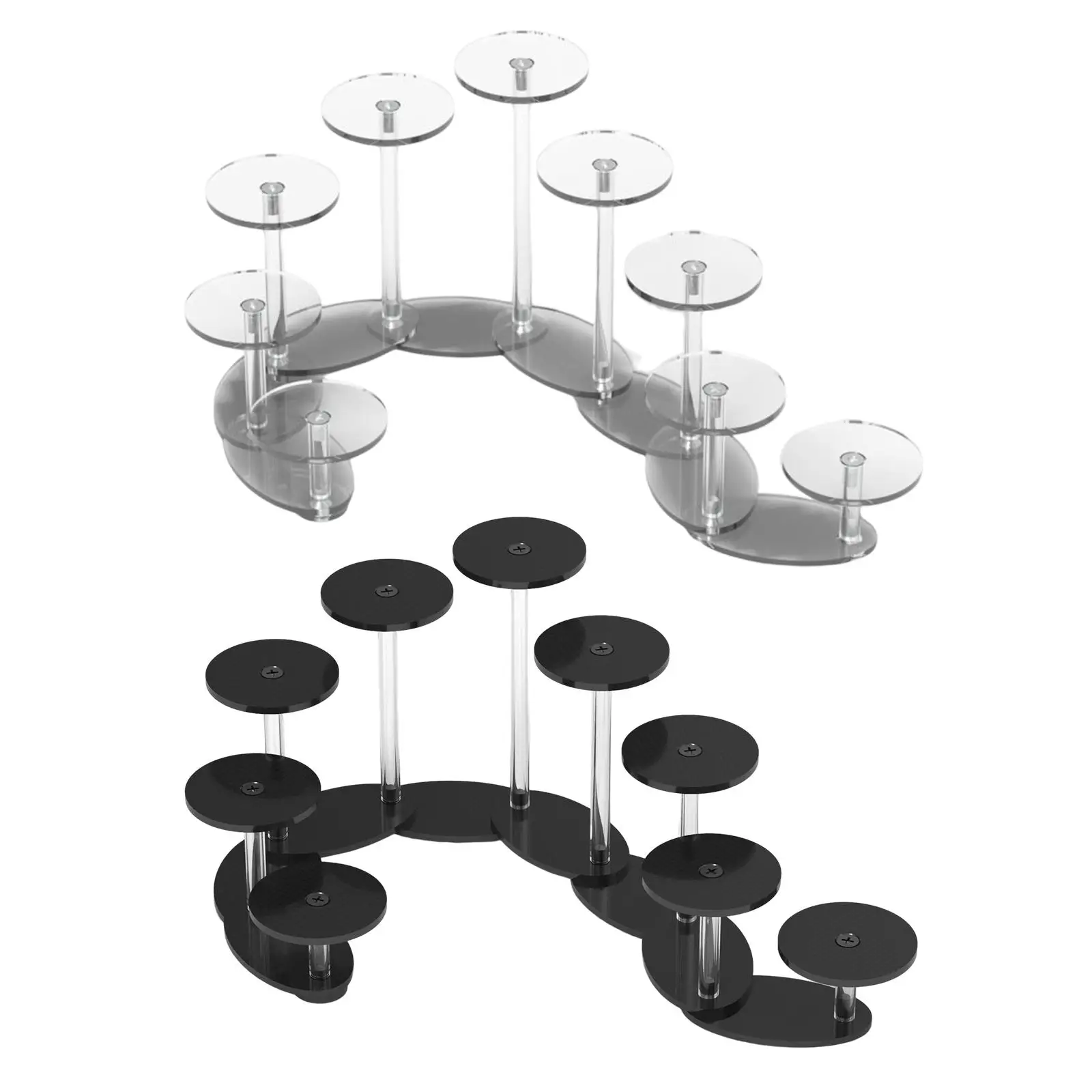 

Acrylic Cake Display Stand, Counter Cake Plates Display Holder for Wedding Decor