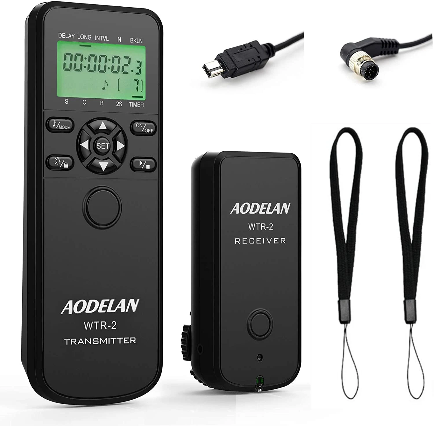 

AODELAN Wireless Camera Timer Remote Control Shutter Release for Panasonic GH5 II, FZ1000 II, FZ2500, GH5, For Olympus E-M10 II