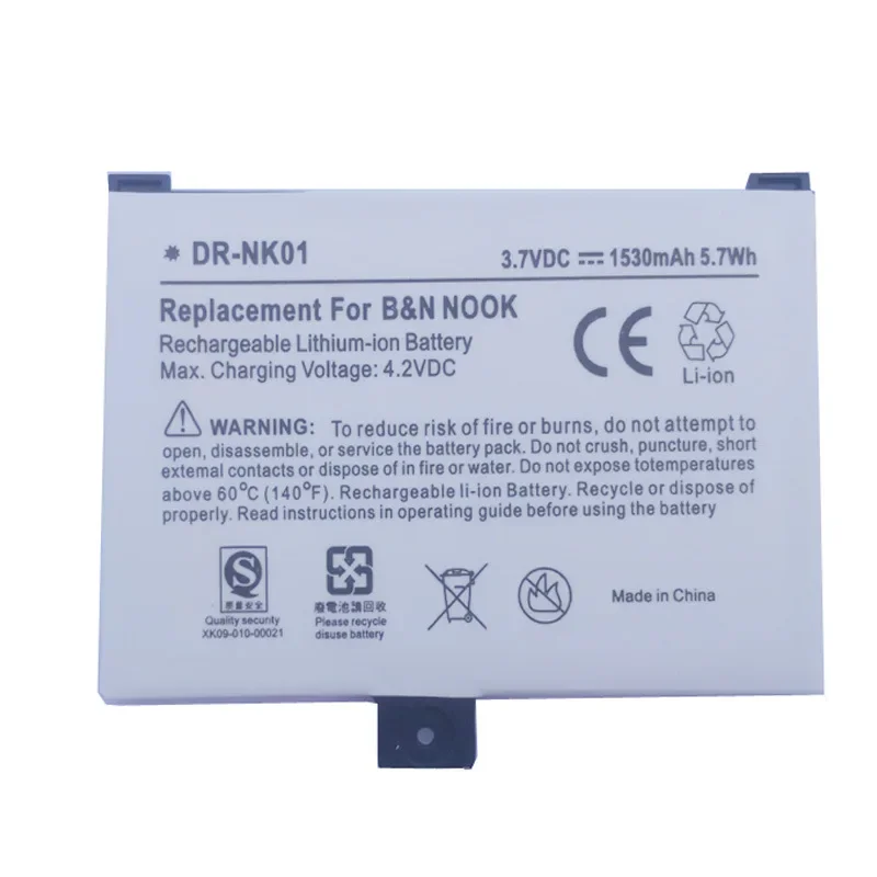 Barnes &amp Noble NOOK e-reader аккумулятор BNRB1530 BNRB454261