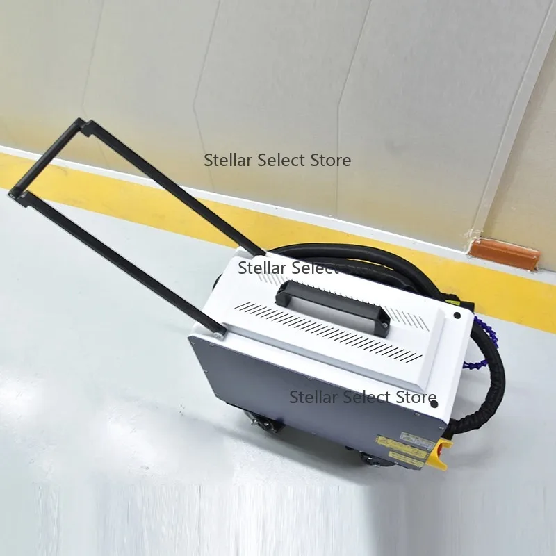 Фото LME Laser Отличная прямая продажа с фабрики Ручная волоконная лазерная чистящая машина для очистки дерева, камня, металла №3