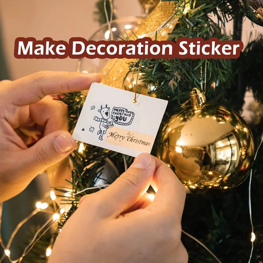 Термоклейкая бумага Phomemo T02 самоклеящаяся для принтера белая мини-этикеток M02X 3