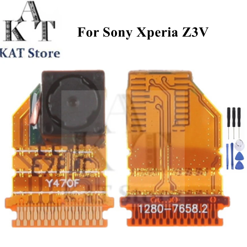 KAT For Sony Xperia Z3V Facing Selfie Front Camera Module Flex Cable Replacement Parts