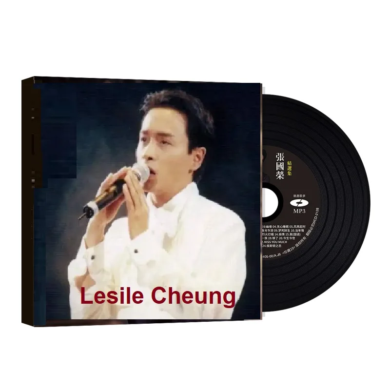 Chinese MP3 CD Disc China Male Singer Zhang Guorong Lesile Cheung Classic Top Pop Music 140 Songs Album Collection no box