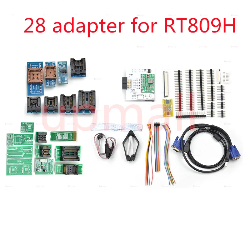 

Программатор 28 адаптеров для RT809F EMMC-NAND FLASH USB BGA48 BGA64 BGA169 TSOP56