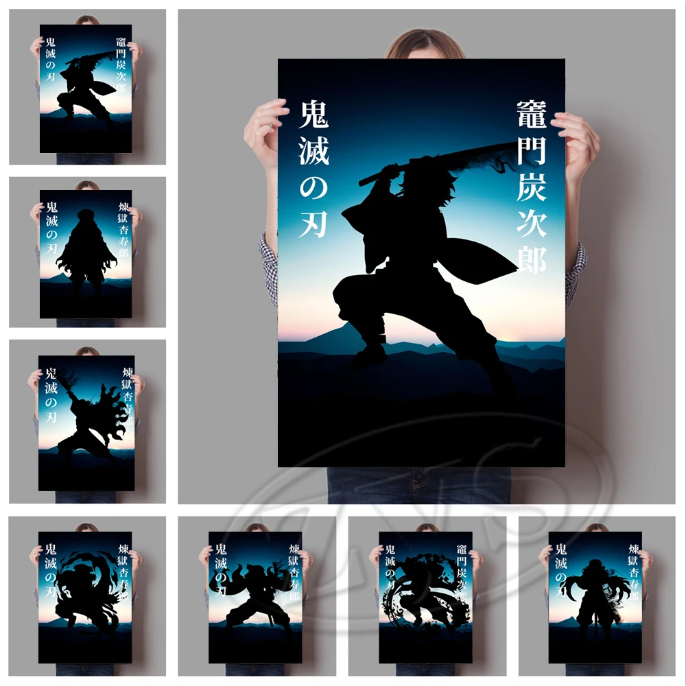 

HD принты, рассекающий демонов, домашний декор, холст Rengoku Shinjurou, Постер, картина, Классическая настенная искусственная картина для гостиной