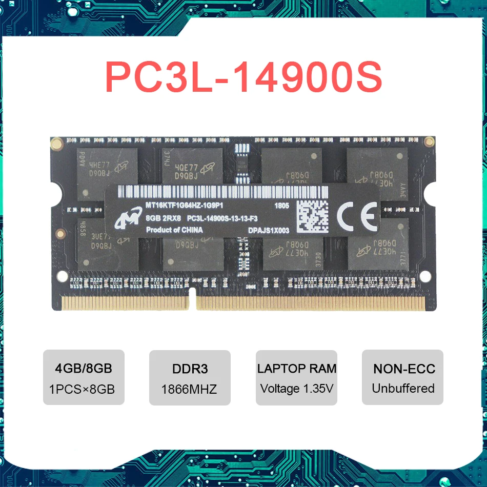 Новый комплект модулей памяти RAM DDR3 SO-DIMM объемом 4 ГБ, 8 ГБ или 16 ГБ с частотой 1866/1867 МГц для обновления памяти в компьютерах iMac 27 дюймов Retina 5K A1419 и ПК.