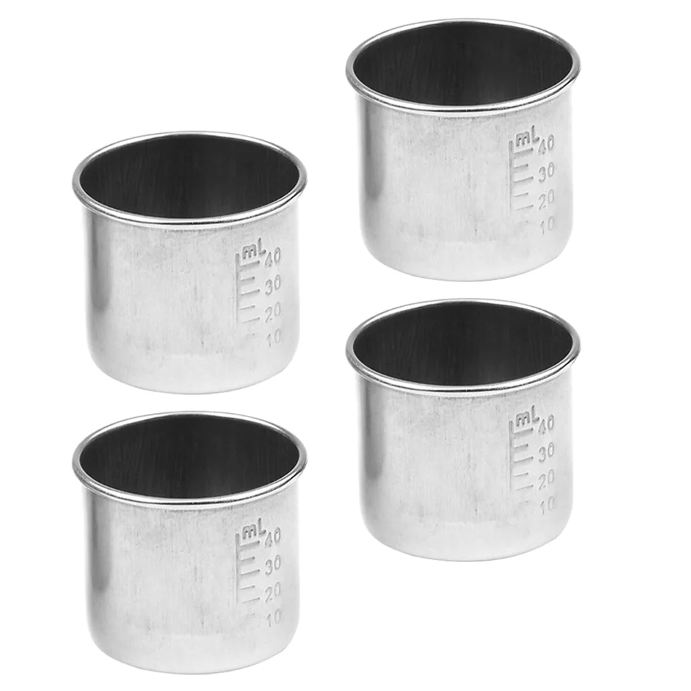 

4Pcs Convenient Medicine Cups Portable Pills Cups Household Measuring Cups Medicine Accessory