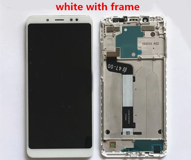 

100% Оригинальный ЖК-дисплей с сенсорным экраном и дигитайзером в сборе, замена для Xiaomi Redmi Note 5 5,99 "+ инструмент