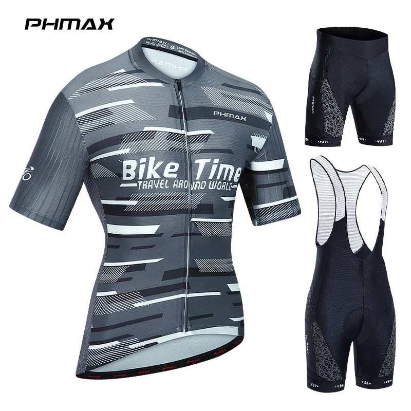 Комплект одежды PHMAX для велоспорта дышащая майка с коротким рукавом летняя