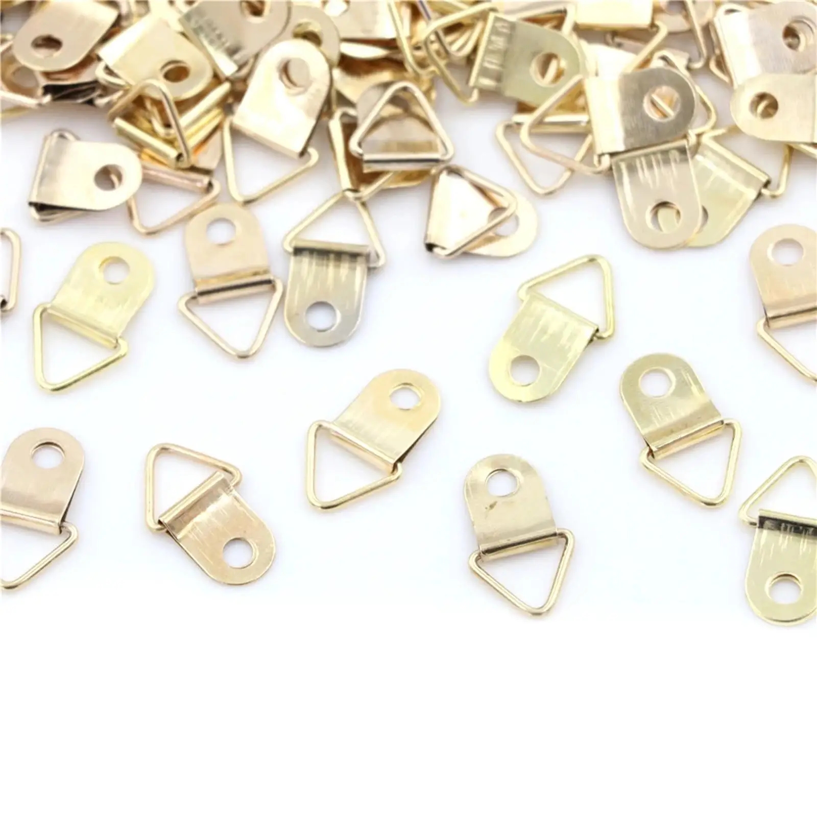 

1000x Metal D-Rings Photo Frame Hangers Mirror Watches Hooks Fixing Hardware