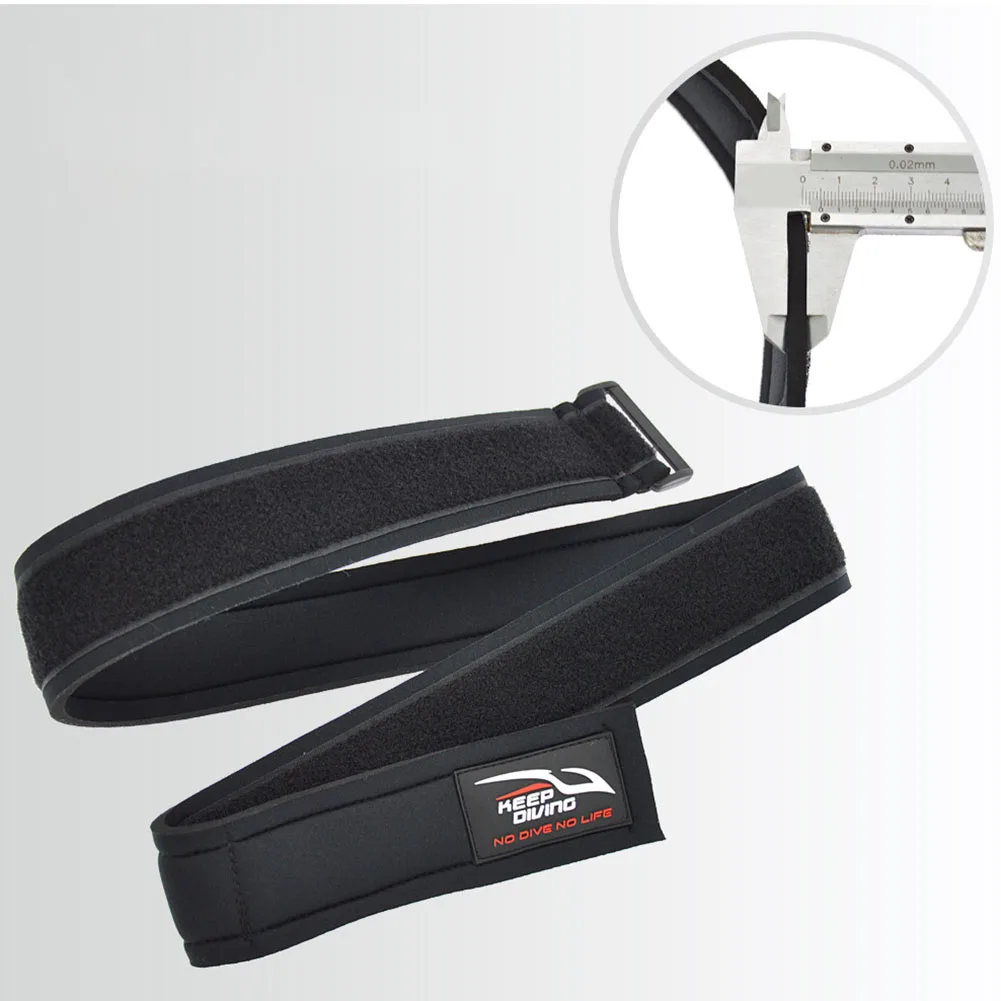 

Swimming Training Belt Adjustable Black Comfortable Elastic Lightweight Neoprene Wear Resistant 1 Pcs 113*5*0.5cm