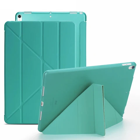 Чехол для iPad Pro 10 5 A1701 A1709, мягкие смарт-чехлы из искусственной кожи для iPad Air 3 2019 A2152 A2123