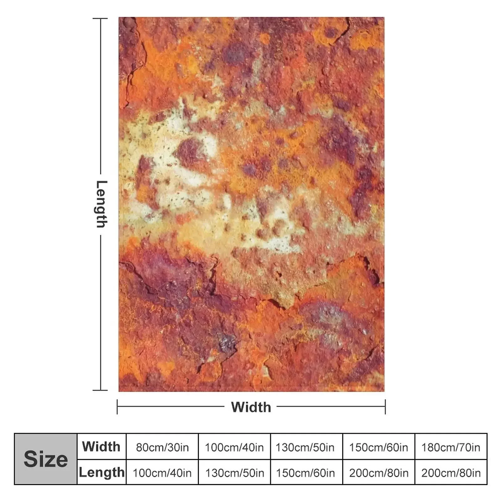 Одеяло с рисунком ржавчины для косплея Аниме Манга Роскошные Дизайнерские