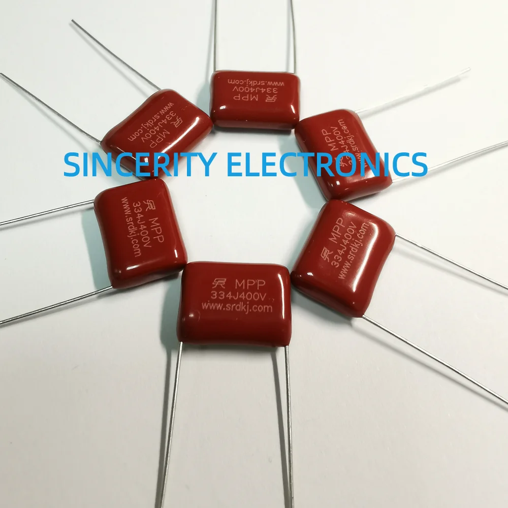 10pcs/Lot CBB21 334J400VDC 0.33uF400V 330nF400V Pitch 15mm Metallized Polypropylene Film Capacitor China Original Manufacturer - купить по