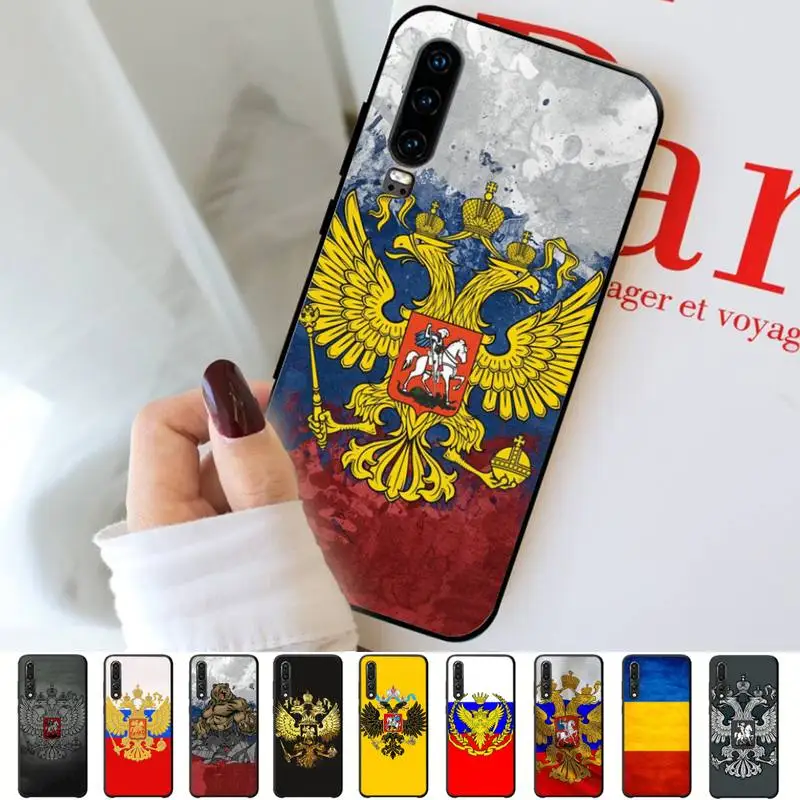 

Russian Flag Phone Case for Huawei P30 40 20 10 8 9 lite pro plus Psmart2019