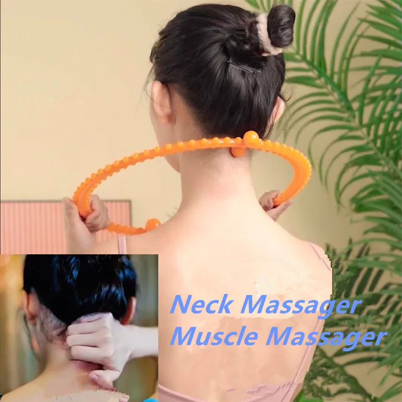 

Cervical Spine Massager Neck Massager Neck and Back Massager Neck Stretcher Back Massager for Neck Hump Corrector Foot Massager