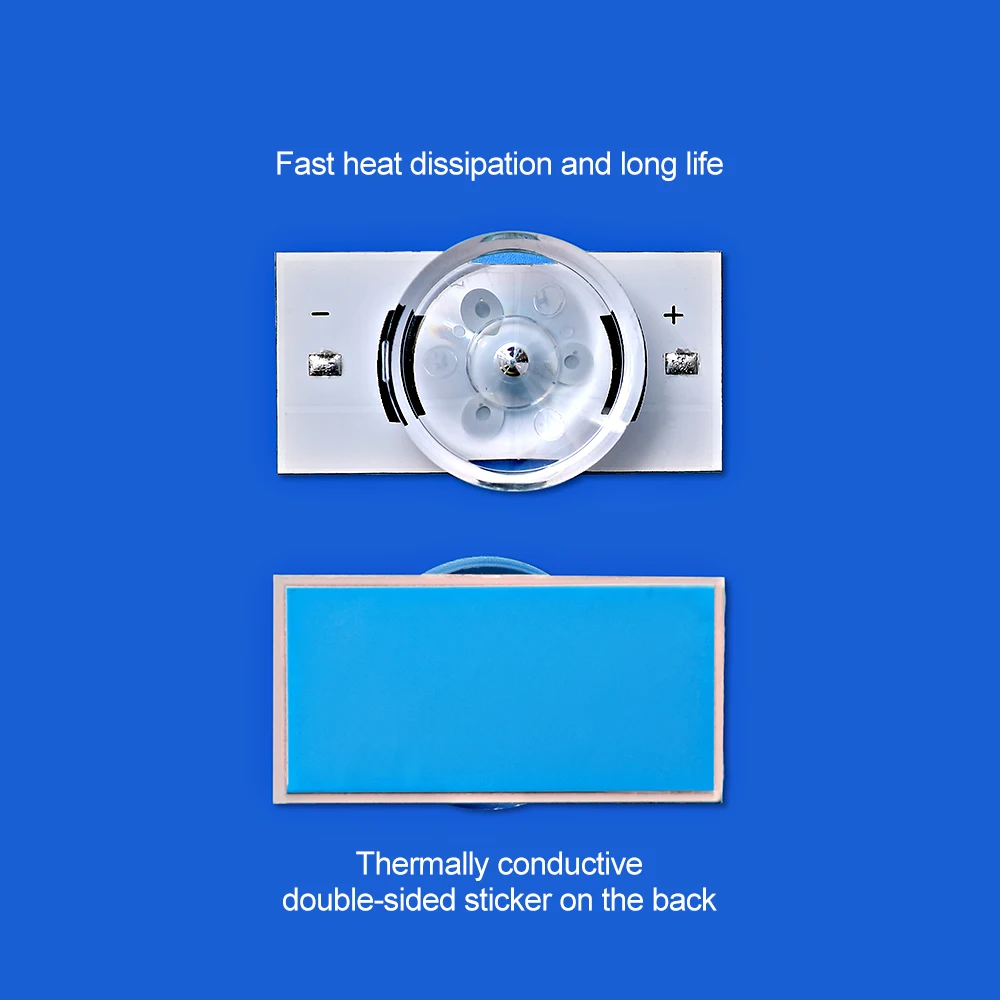 Лампы SMD 3 в 6 с оптической линзой для ремонта светодиодных телевизоров 32-65