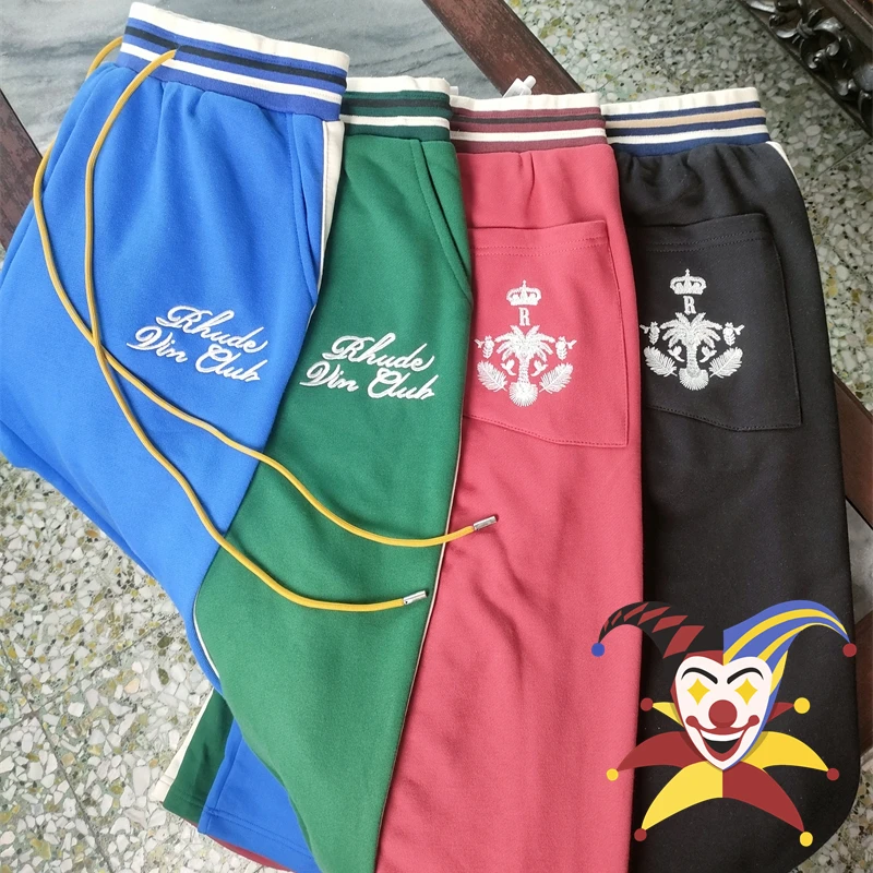 

Новые мужские и женские спортивные брюки с вышивкой и логотипом ревеня