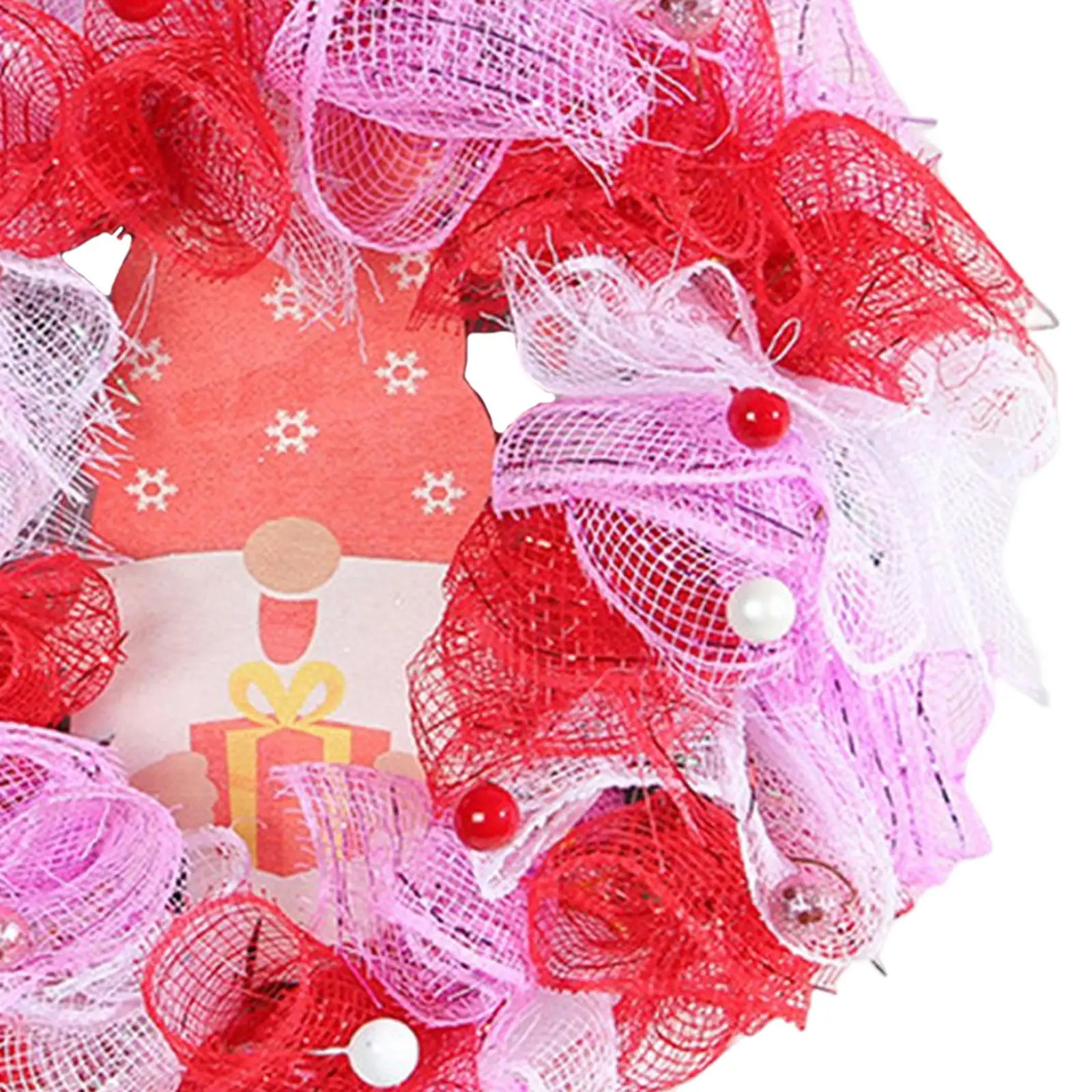 

Creative Valentine'S Day Wreath Garland Ornament Wall Hanging Decor for Wedding Outdoor Home window Anniversary