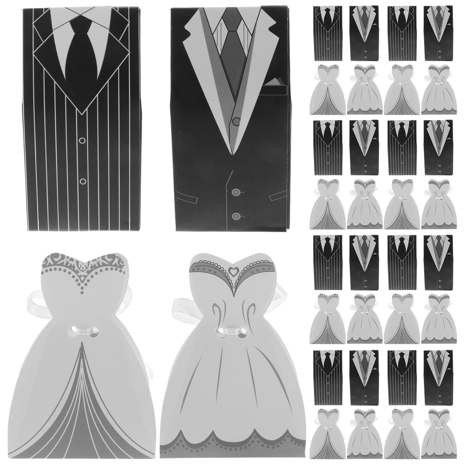 

Dress Wedding Supplies Candy Container Portable Party Decorations Gifts Guests Baby Shower Thank You