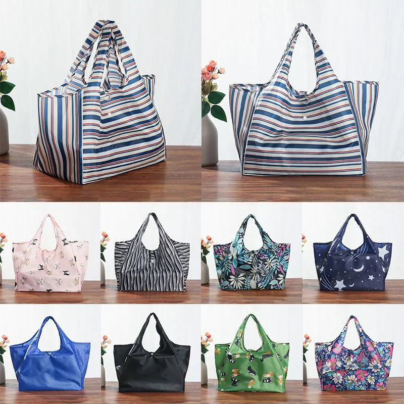 

Сумка для покупок с пряжкой, экологически чистая сумка для покупок, водонепроницаемая сумка для покупок с принтом, сумка для хранения из тка...