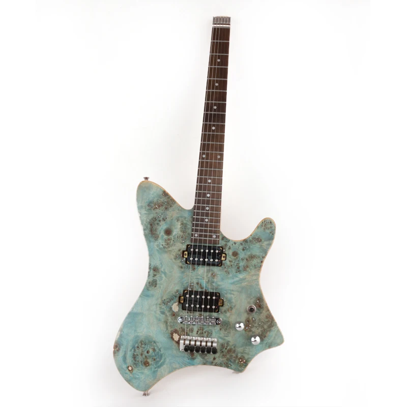 

New headless and travel six strings electric guitar with gig bag