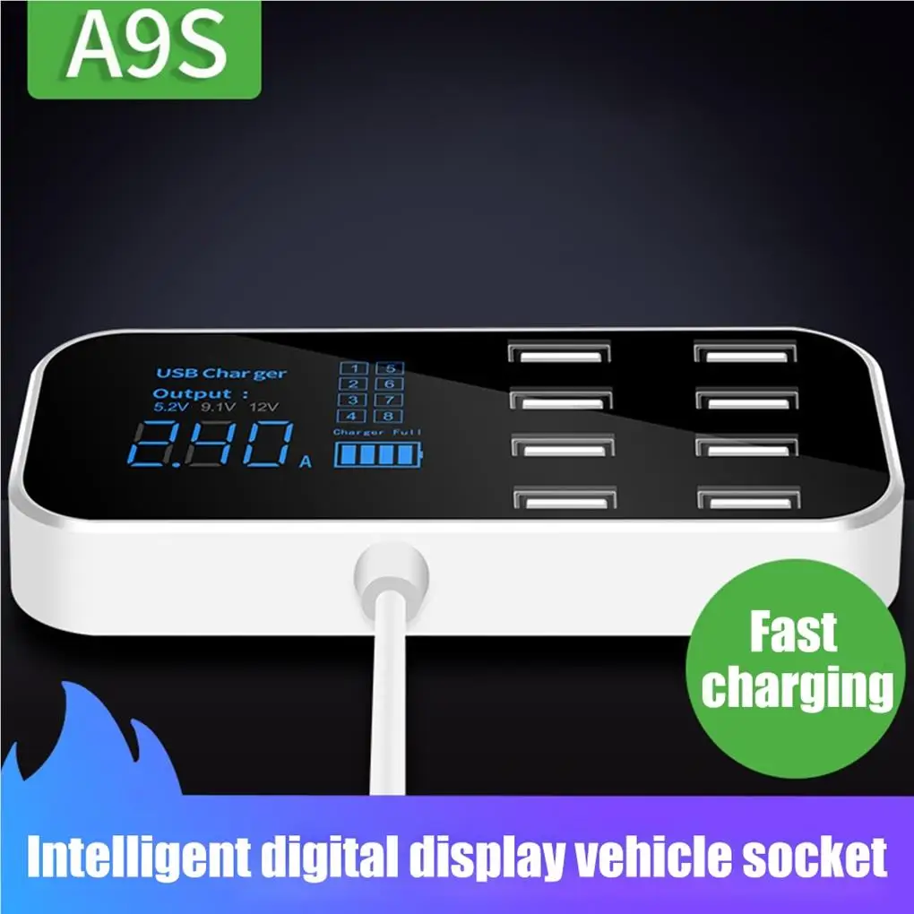 

Car Charger Display Screen Phone Chargers Cars Charging Tool Indoor