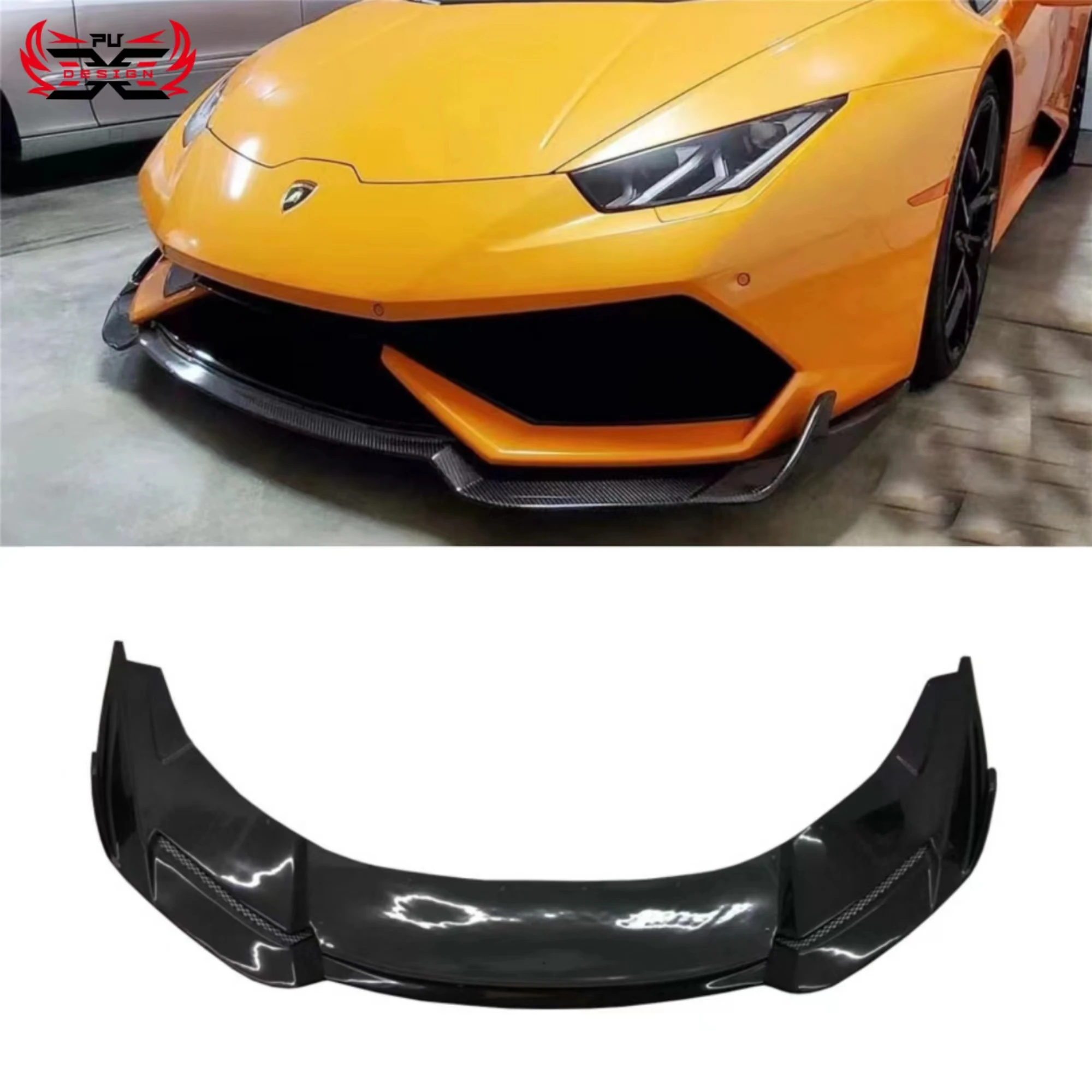 Для Lamborghini Huracan LP610 LP600 LP580 RZ стиль из углеродного волокна передний бампер