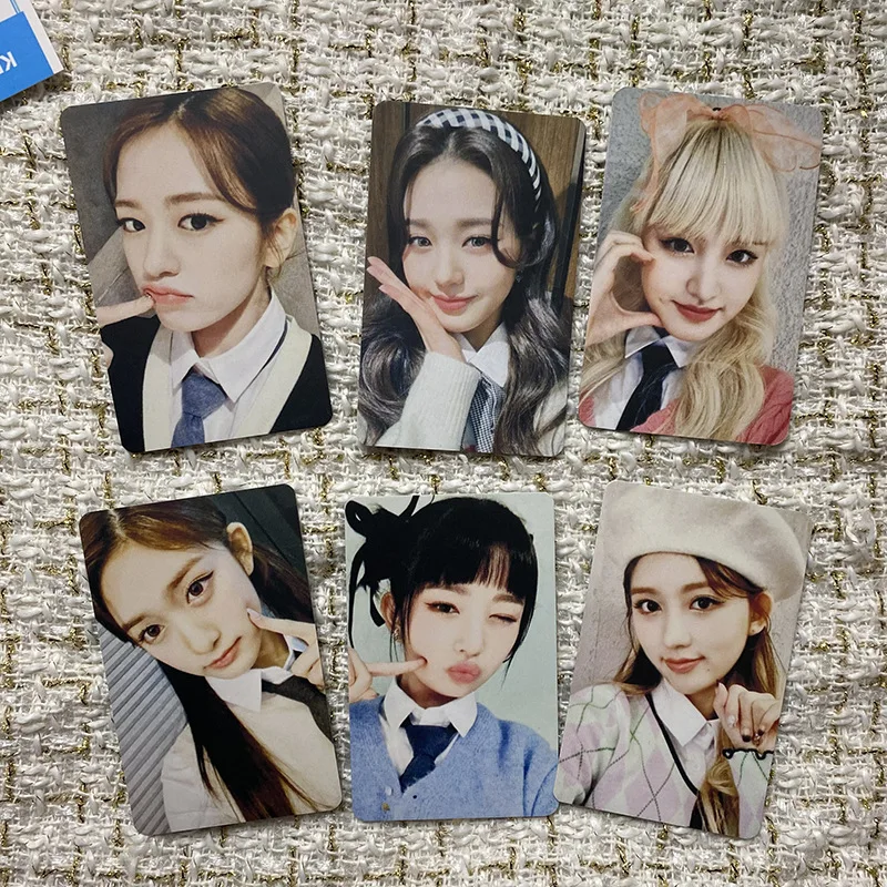 

6 шт./компл. Kpop IVE Photocard новый альбом одиннадцать открыток новый альбом Lomo открытка фотопечать открыток постер картина Поклонники подарки кол...