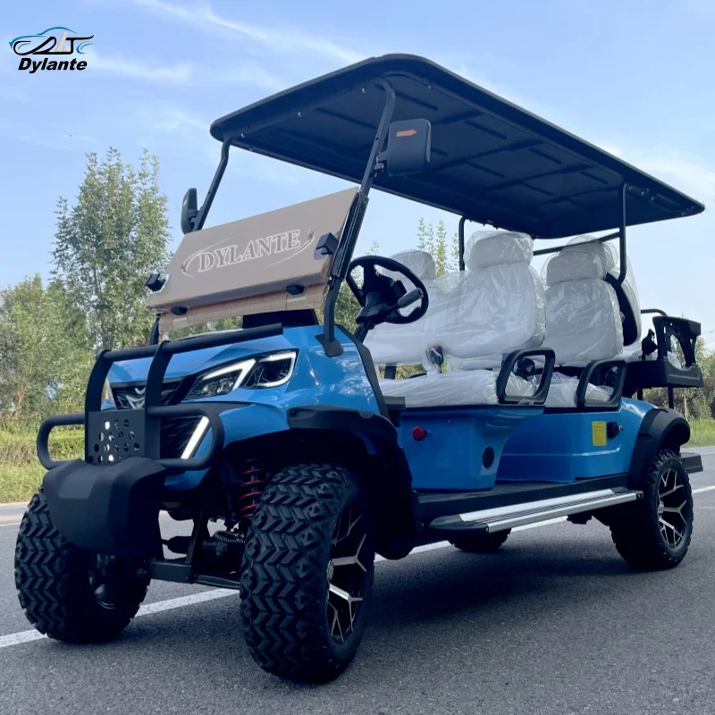Металлический стальной пластиковый корпус 2 4 6 8-местная тележка для гольфа