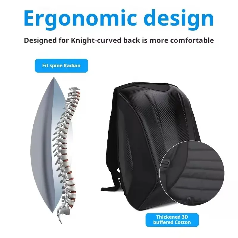 30L-48L водонепроницаемые мотоциклетные рюкзаки с твердым корпусом сумки для