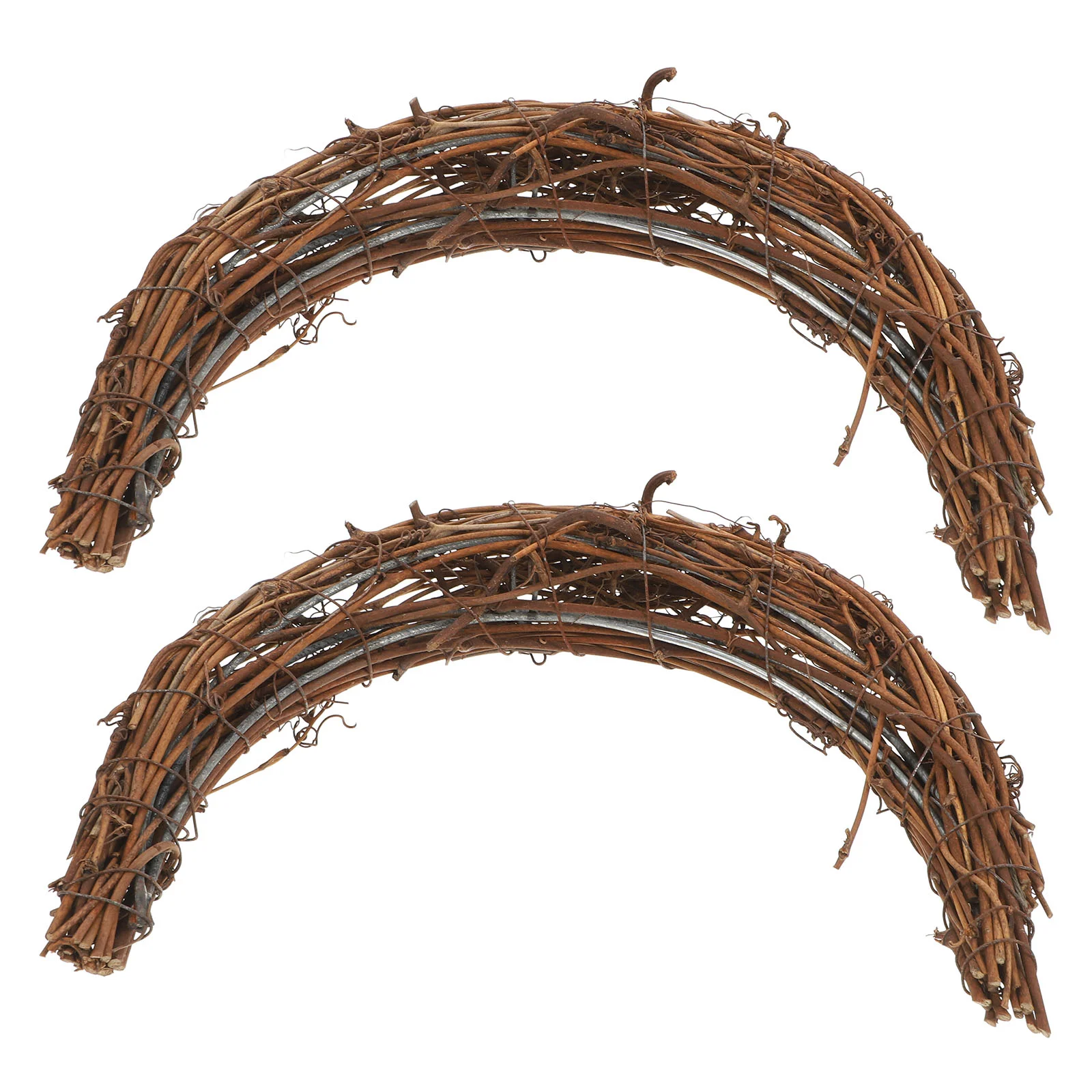 Гирлянда из ротанга венок сделай сам луна для рамки обручи рождественские кольца