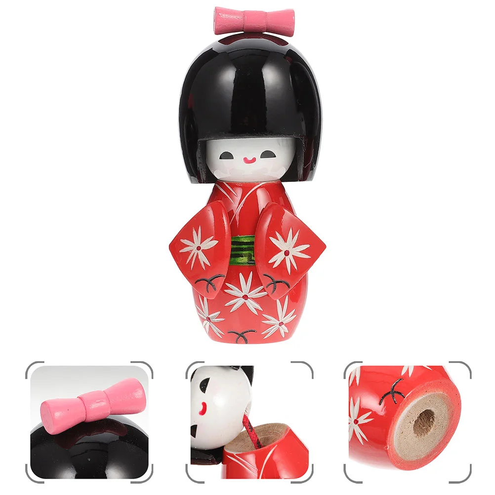 

Wood Japanese Kimonos Traditional Kimono Figurine Table Decoration