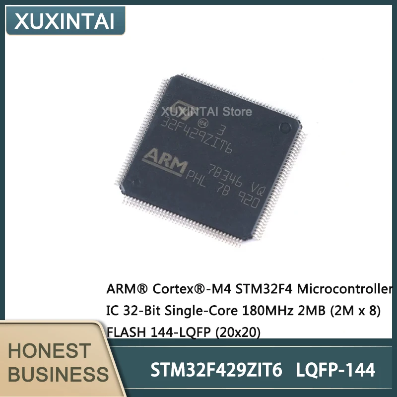 

1~5Pcs New Original STM32F429ZIT6 STM32F429 MCU Microcontroller IC 32-Bit Single-Core 180MHz 2MB (2M x 8) FLASH 144-LQFP (20x20)