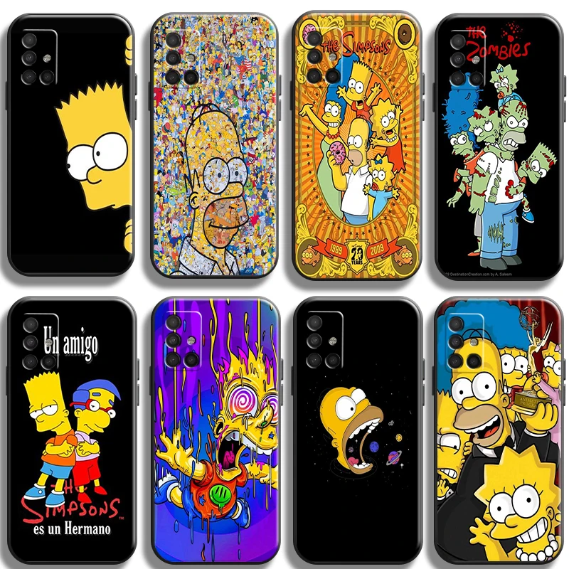 

The Simpsons Phone Cases For Samsung S20 S21 FE Plus Ultra Carcasa Coque ShockProof TPU Protective Luxury Ultra Unisex Funda