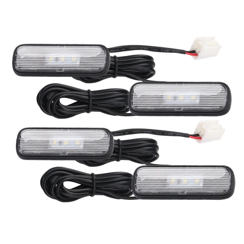 

4 шт. для Honda Civic 10 2016-2020 светодиодная внутренняя атмосферная лампа ножная лампа светильник