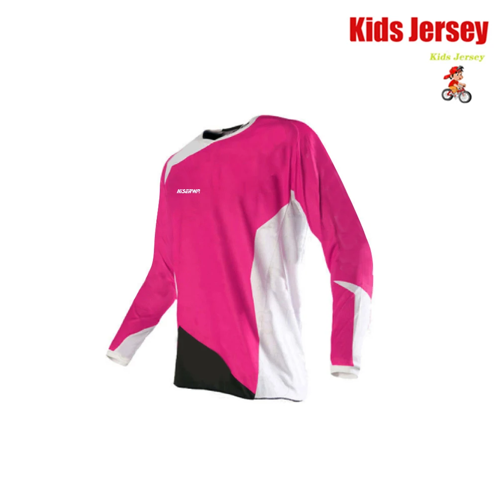 Kids Motocross Jersey Downhill Cycling Jerseys Mountain Bike Shirt Motorcycle MTB T-Shirt Clothing