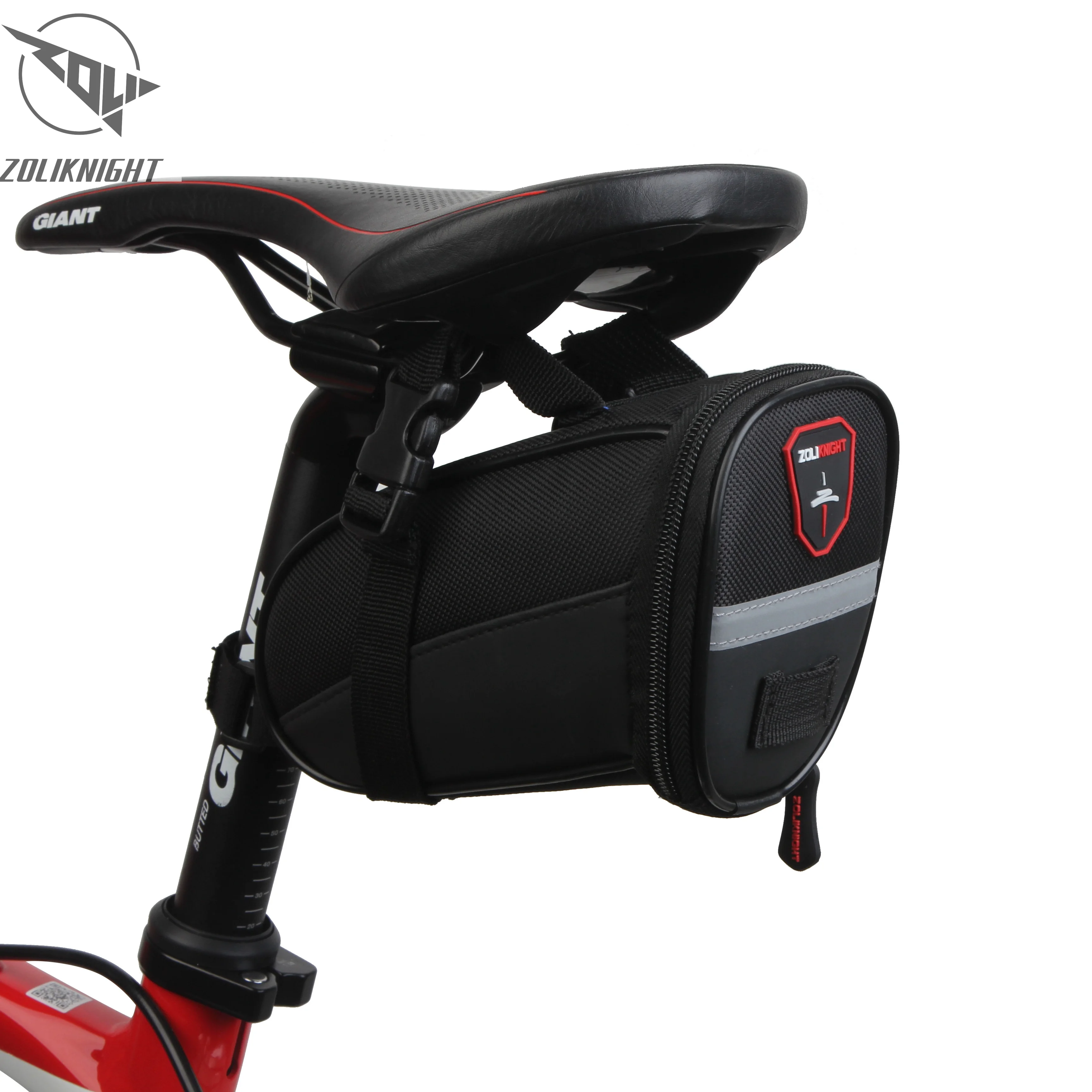 

Bicycle Bag Saddle Bag 3D Shell Rainproof Reflective Bike Shockproof Cycling Rear bag Seatpost Bag MTB PU for cycling