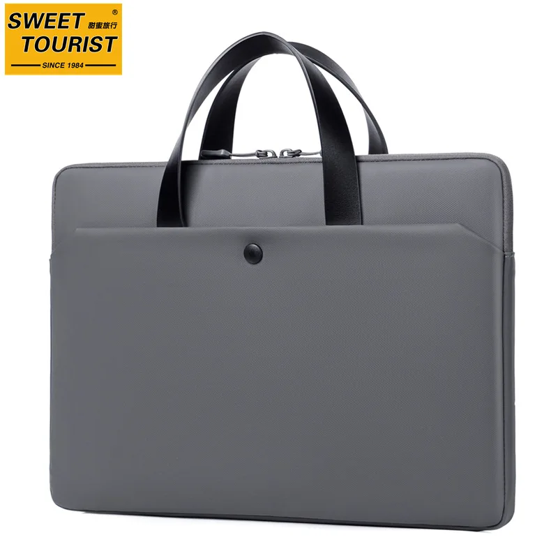 15-inch Business Laptop Bag, Shoulder/handheld, Multifunctional Briefcase With Tablet Sleeve
