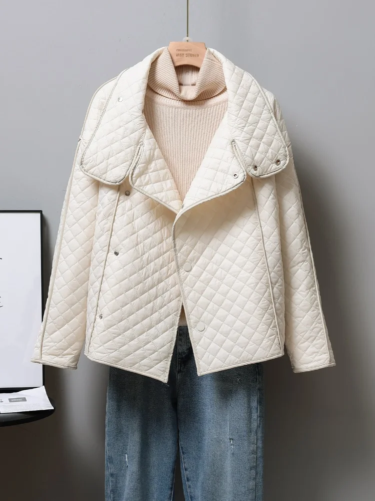 New Women Down Jacket Casual Style Spring Autumn Coats And Parkas Female Outwear