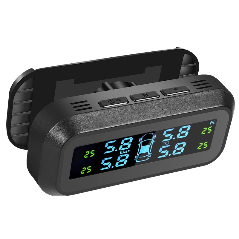 

TPMS tire pressure monitoring system newly upgraded smart car universal USB solar automatic alarm system 24-hour monitoring