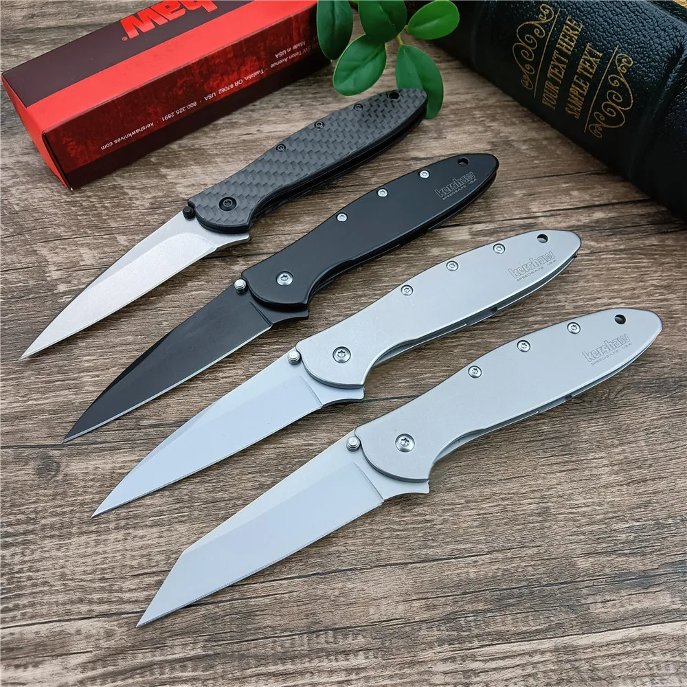 

Kershaw 1660 Ken Onion Leek Flipper EDC Folding Pocket Knife Outdoor Camping Hunting Self-defense Tactical Knife Christmas Gift