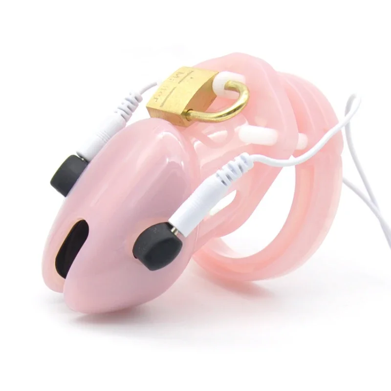 Электрический Шокер Мужская клетка верности короткий/длинный член для пениса