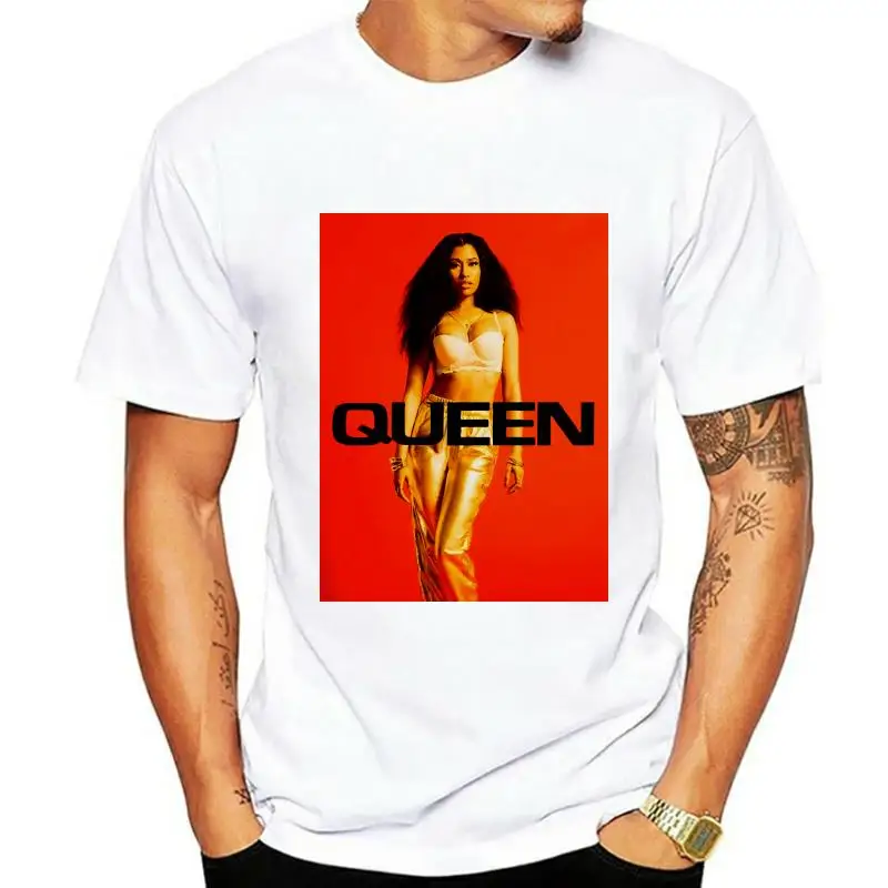 

Queens T-Shirt Nicky Anaconda Buns Chun Tee Li Minaj Keke Superbass Rap Top Loose Size Tee Shirt