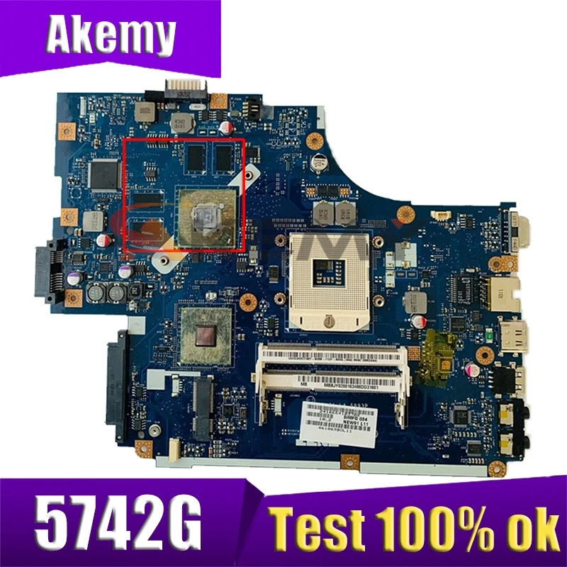 

LA-5893P for ACER 5742 5742G 5741 5741G Laptop motherboard GPU GT540M/GT320M LA-5891P LA-5894P LA-5893P Test OK Mainboard